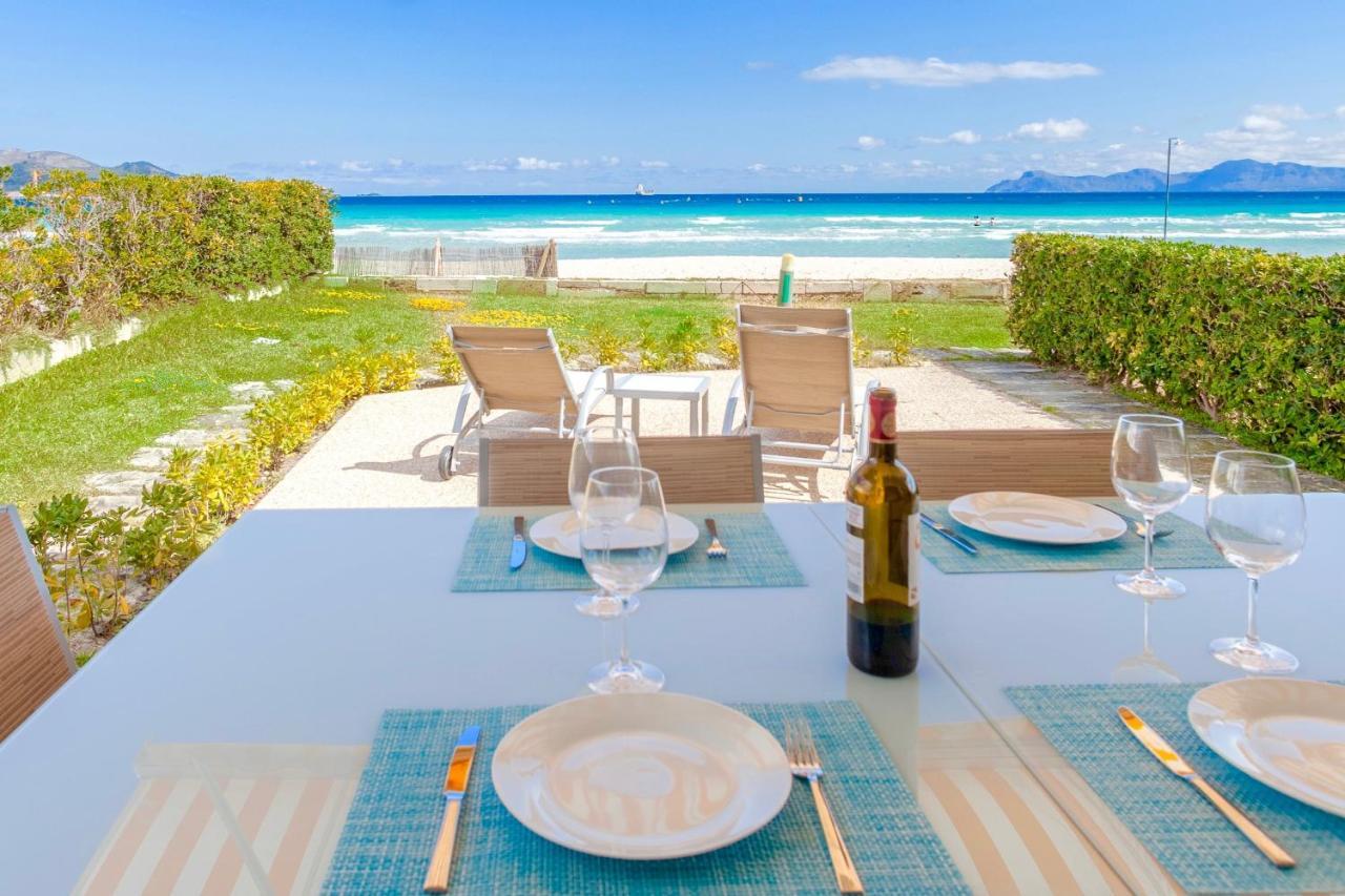 Beachfront Villa Socias Playa By Sealand Villas Playa de Muro  Exterior photo